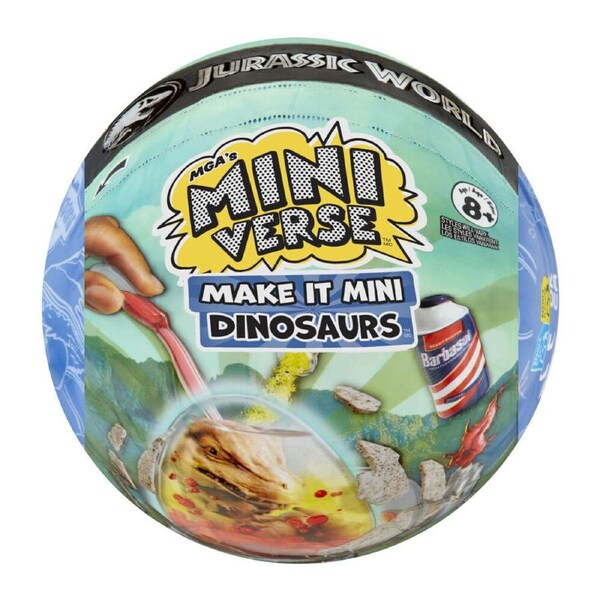 MGA's Miniverse Make It Mini: Dinosaurs Collectable Jurassic World 8y+ Assorted