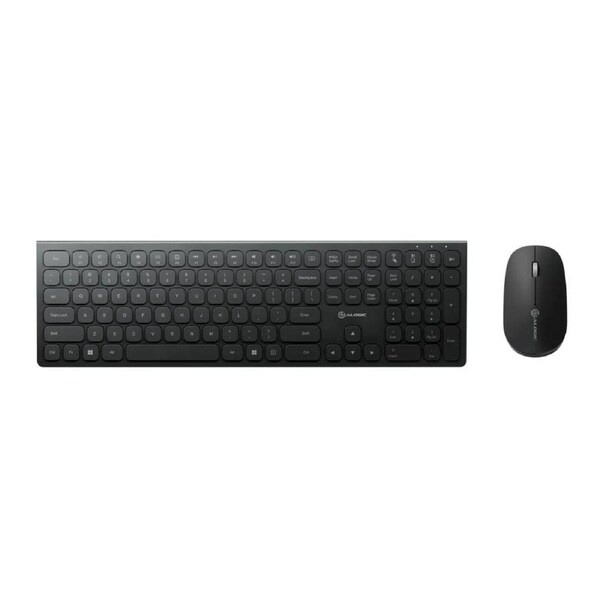 ALOGIC Echelon Compact USB-C Rechargeable Bluetooth Keyboard for US Win (Black) + Mouse Combo US