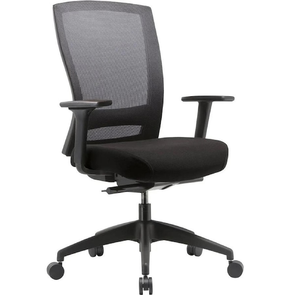 Buro Mentor Ergonomic Office Chair with Arms Mesh Back Nylon Base