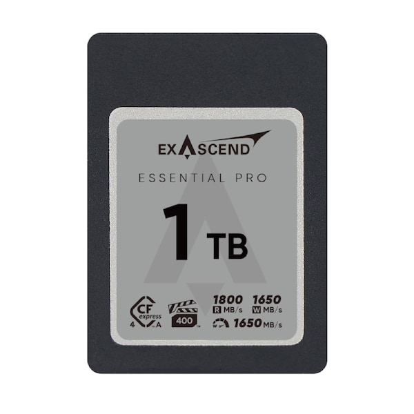 Exascend ESSENTIAL PRO 1TB CFexpress 4.0 Type A Card