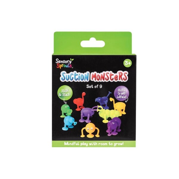 Sensory Sprouts Suction Monsters Set of 9