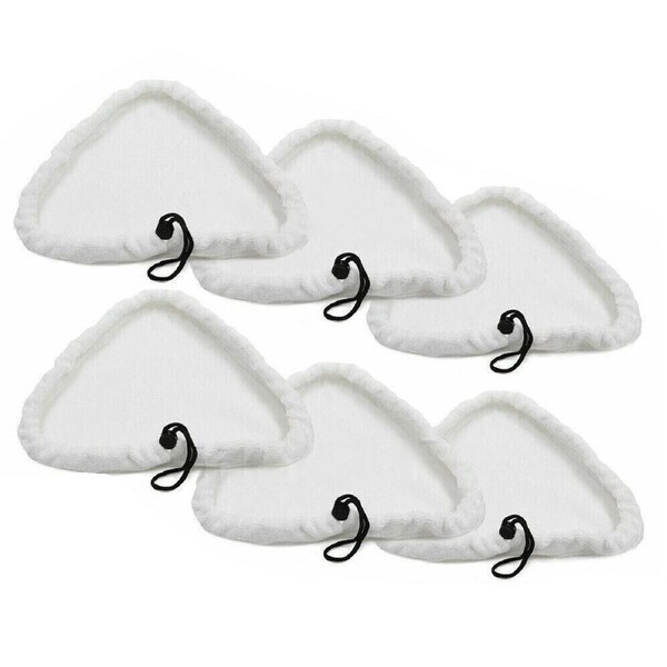 6x Replacement Cleaner Steam Mop Pads Reusable