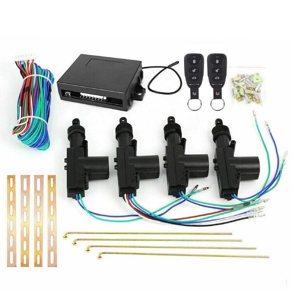 Car Central Locking Kit Remote Control Door Lock System
