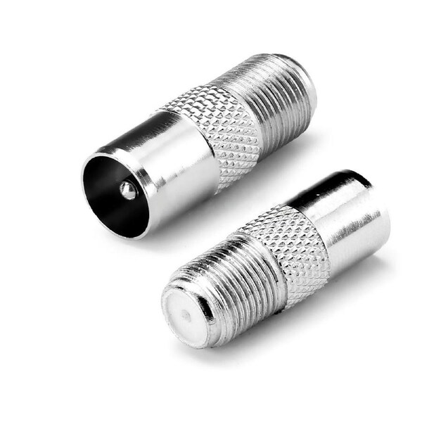 10pcs Female Plug to PAL Male Socket Coaxial TV Antenna Adapter