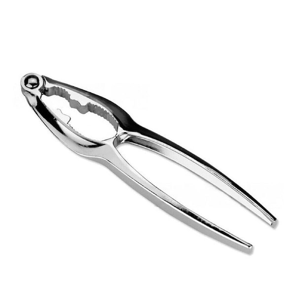 Chrome Kitchen Nut Cracker Plier Metal Sheller Opener