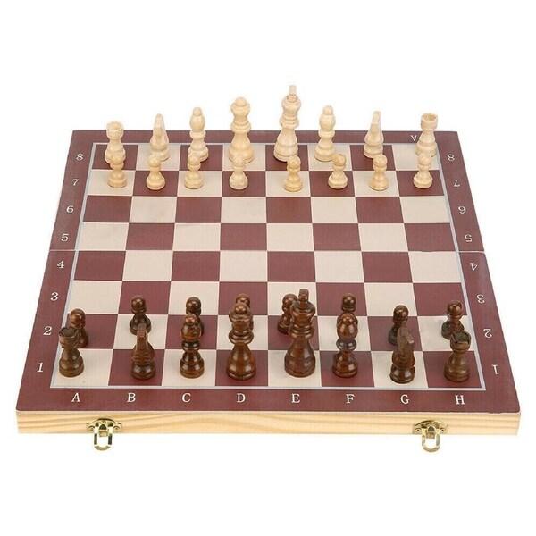 39x39cm Chess Board Games Magnetic Wooden Chessboard Set