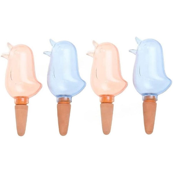 4x Bird Shape Self Watering Spikes Garden Waterer