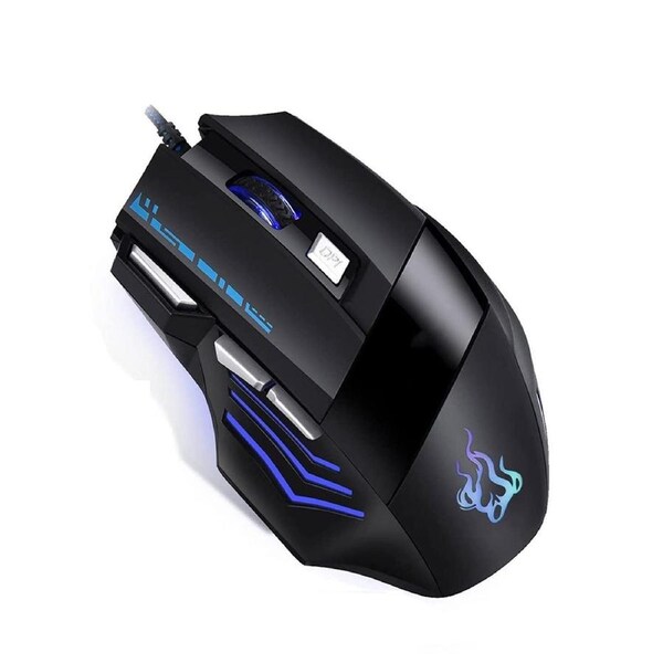 7 Button Wired USB Gaming Mouse 7200 DPI
