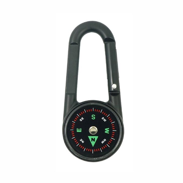 Compass Double Sided Portable Hiking Climbing Guide with Buckle Outdoor
