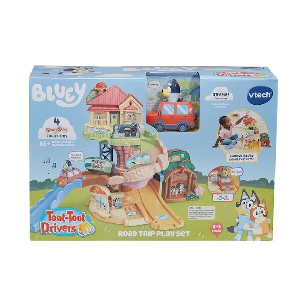 Vtech Bluey Toot Toot Drivers Road Trip Play Set