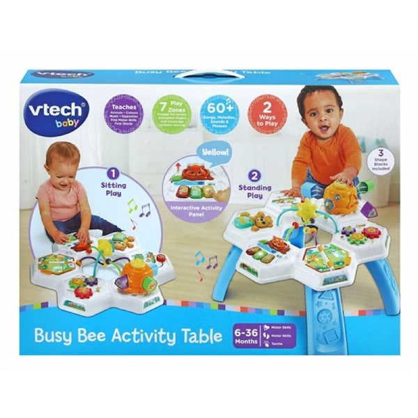 VTech Busy Bee Activity Table - Blue