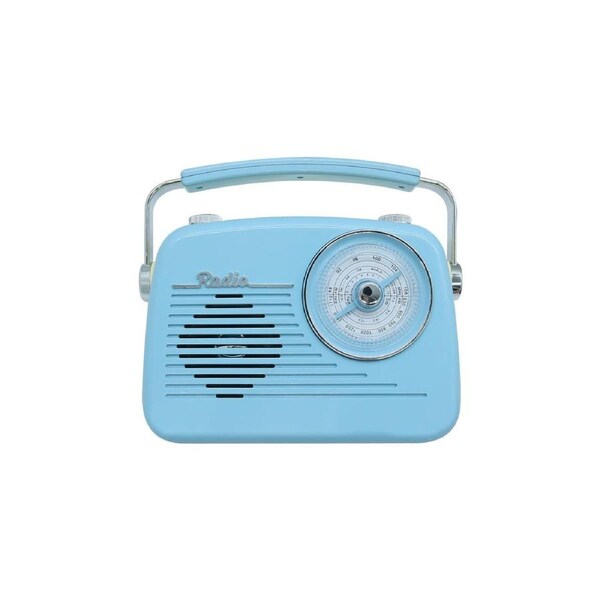 CMIK Portable Radio Bluetooth Speaker AM FM SW Radio Blue MK-2181BT-BLU