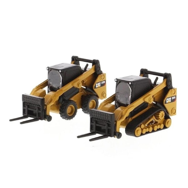 Diecast Masters 1:64 Scale CAT 272D2 Skid Steer & 297D2 Track Loader Model