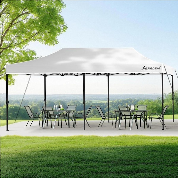 3x6m Gazebo ALFORDSON Pop Up Tent Wedding Canopy White