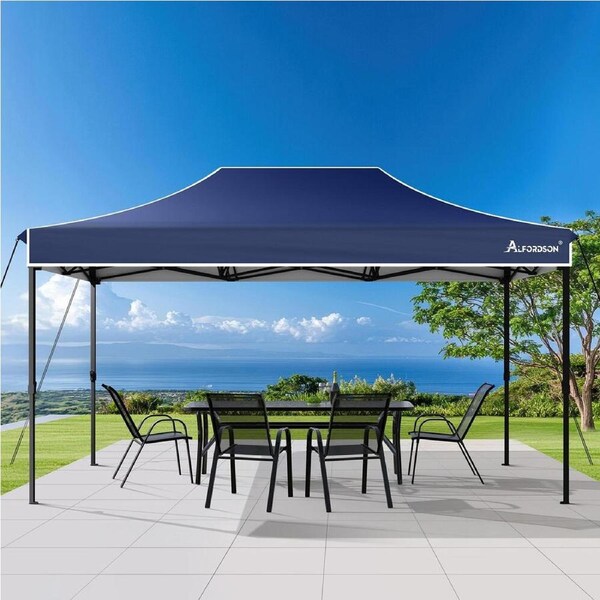 3x4.5m Gazebo ALFORDSON Pop Up Tent Wedding Canopy Navy