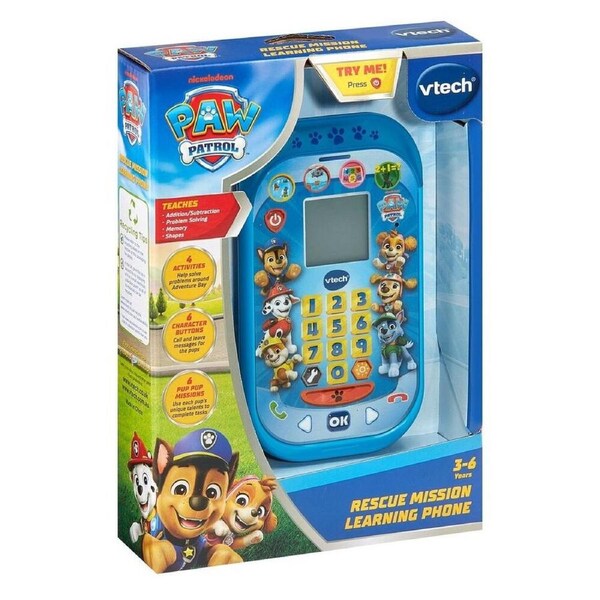 Vtech Paw Patral Rescue Mission Learning Phone