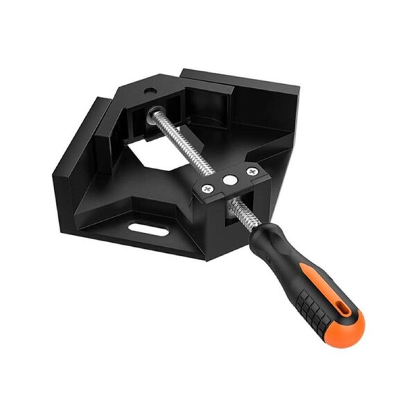 Nevenka Right Angle Clamp 90?? Aluminum Alloy with Adjustable Swing Jaw-Black