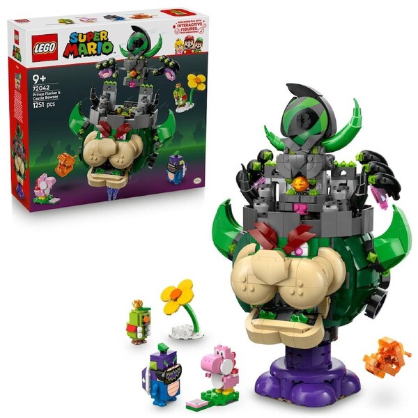 LEGO Super Mario: Prince Florian and Castle Bowser (72042)