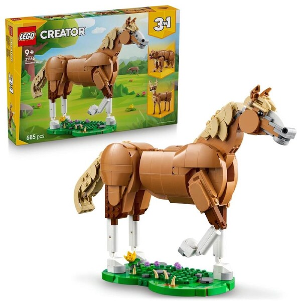 LEGO Creator 3-in-1 Wild Animals: Beautiful Horse (31166)