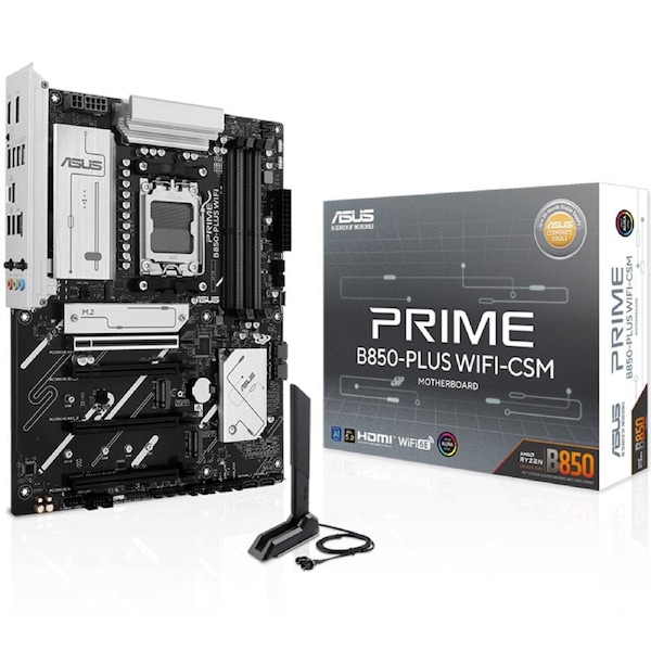 Asus Prime B850-Plus WiFi-CSM AM5 ATX Motherboard (PRIME B850-PLUS WIFI-CSM)