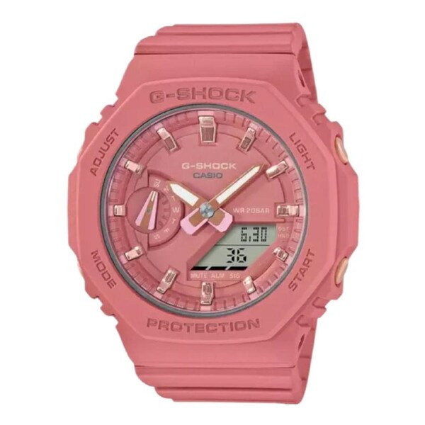Casio G-Shock GMA-S2100-4A2 Pink Womens Analog Digital Watch Resin Band