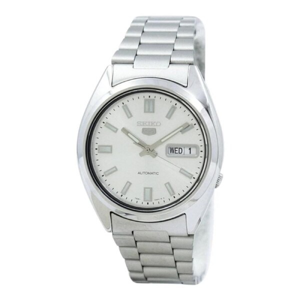 Seiko 5 SNXS73K1 Automatic Men's Watch Silver Dial Stainless Steel Bracelet