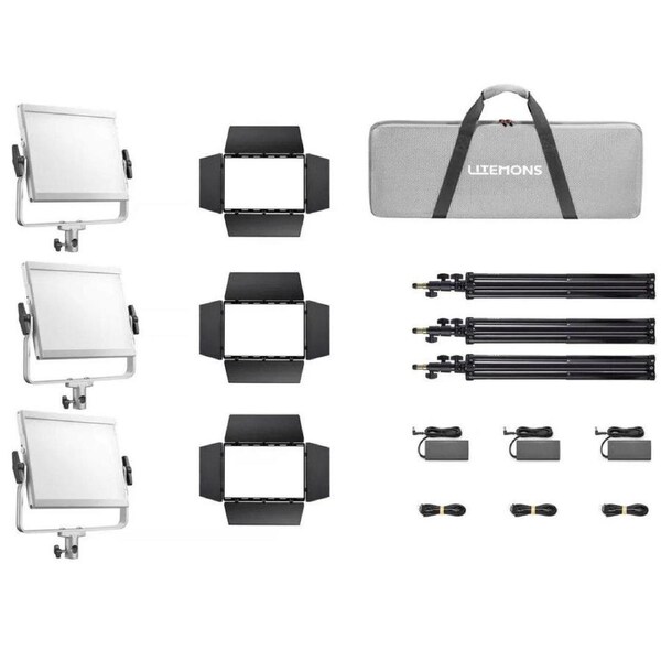 GODOX LITEMONS LP600BI 3 LIGHT 60W BI-CLR LED KIT