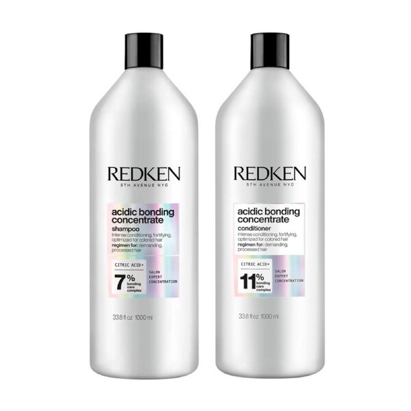 Redken Acidic Bonding Concentrate Shampoo & Conditioner 1 Litre (1000mL) Duo