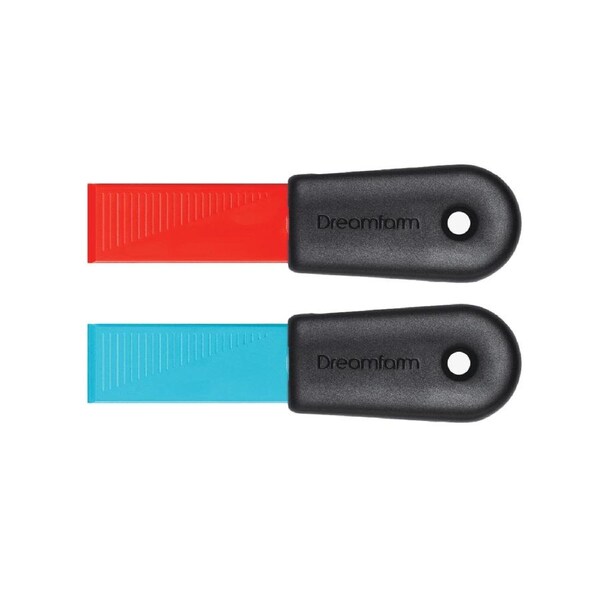 Dreamfarm Original Cleana 2-in-1 Self-Sharpening Kitchen Cleaning Scraper Asst