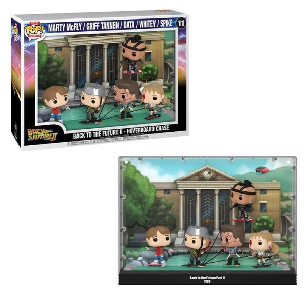 Back to the Future II Hoverboard Chase Scene POP! Moment Deluxe Funko POP! Vinyl