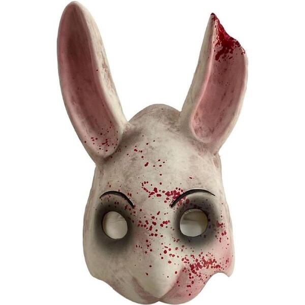JOYBUY BEESUM The Butcher Huntress Cosplay Mask Horror Rabbit Killer Full Size Halloween Party Costume Props