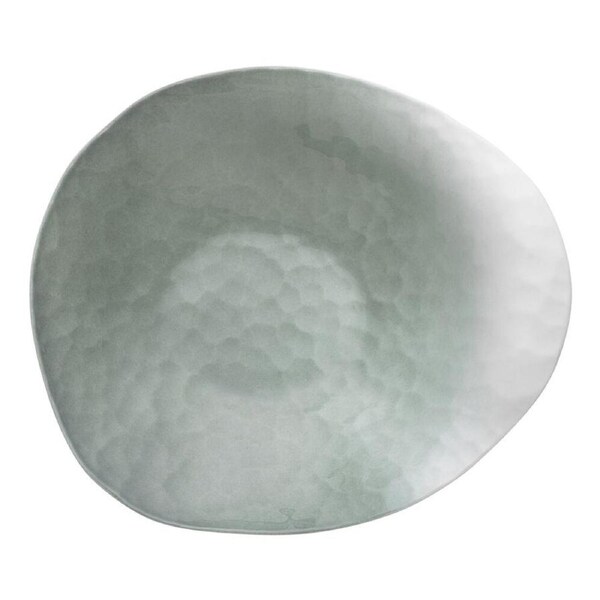 Ecology Lightweight Reactive Glaze Porcelain Oyster Serving Bowl 27cm Meadow