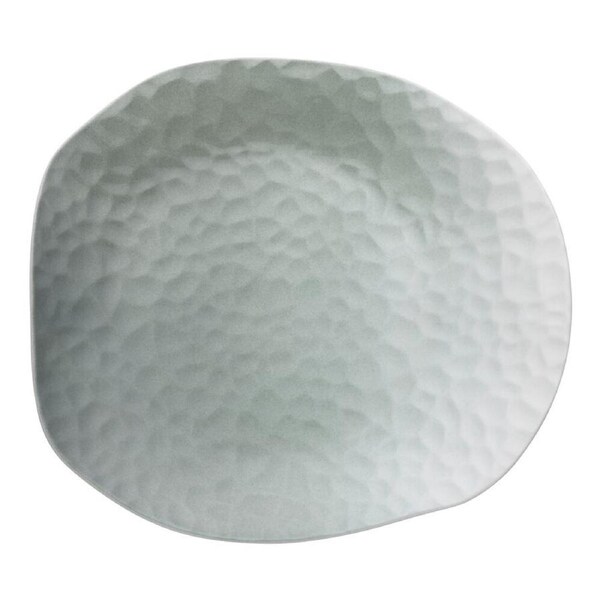 Ecology Lightweight Reactive Glaze Porcelain Oyster Serving Bowl 30x28cm Meadow