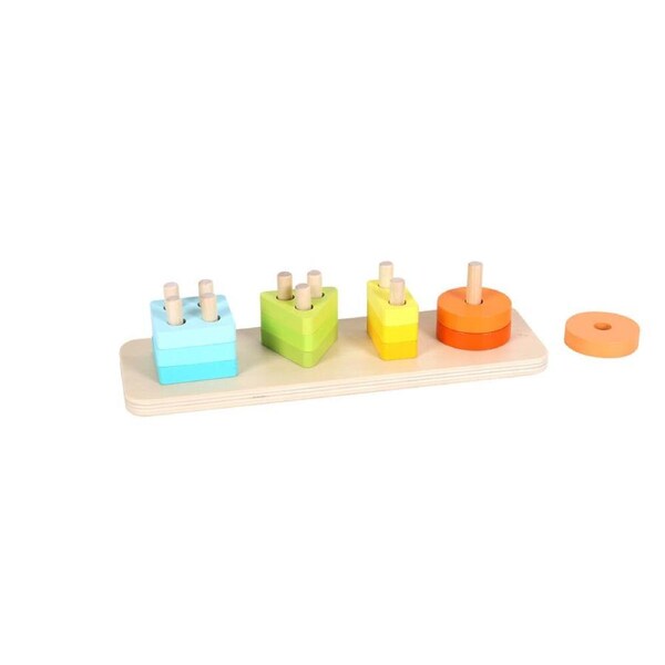 Educare Sorting & Stacking Blocks Learning Tool Kids/Children - 3y+