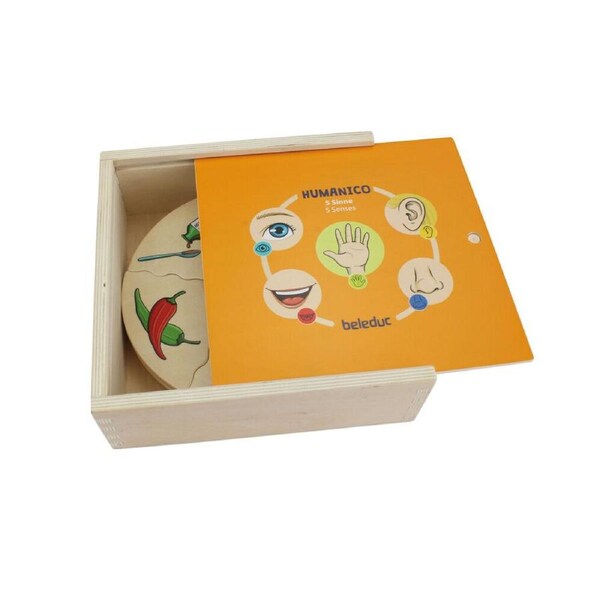 5pc Beleduc HUMANICO 5 Senses Sensory Puzzle Educational Toy Kids/Children - 3y+