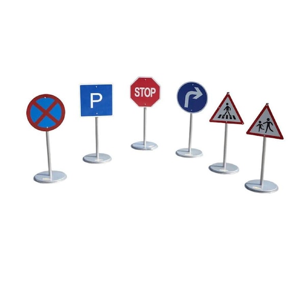 Vivaio Traffic Sign Set Signs Education Educational Toy Kids/Children - 3y+