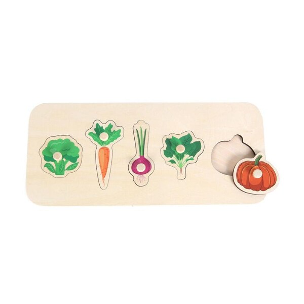 Educare Vegetables Knob Puzzle Skill Development Educational Toy Kids - 3y+