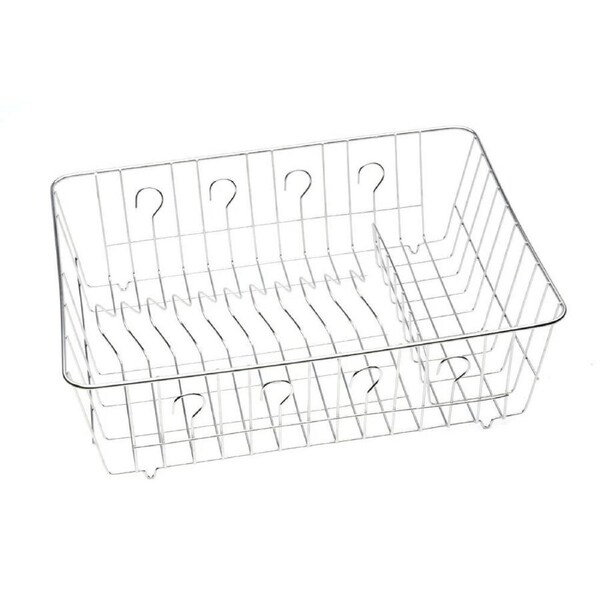 Wiltshire Essential Durable Stainless Steel High Dish Drainer Drying Rack