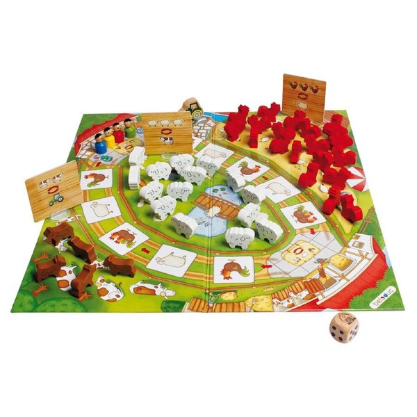 Beleduc Happy Farm Board Game Family Engagement Kids/Children - 3y+