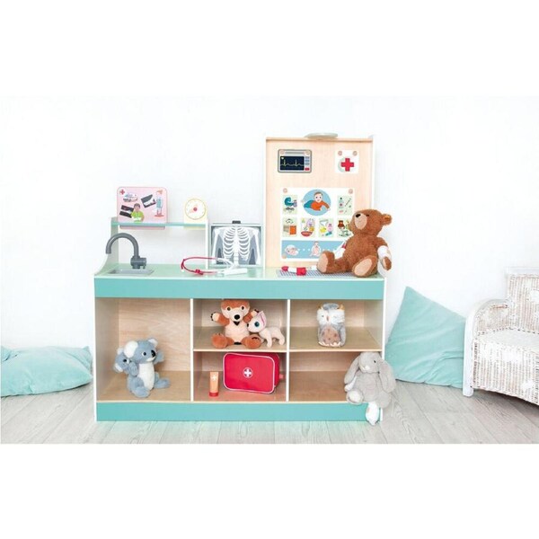 Beleduc Doctors Station - 3 in 1 Play Pretend Playset Kids/Children 3y+