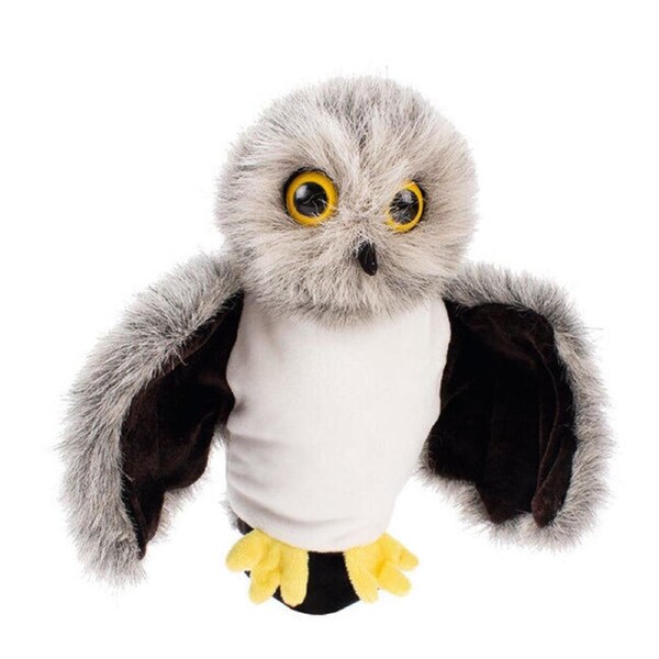 Beleduc Hand Puppet Owl Storytelling Tool Grey Kids/Children - 3y+