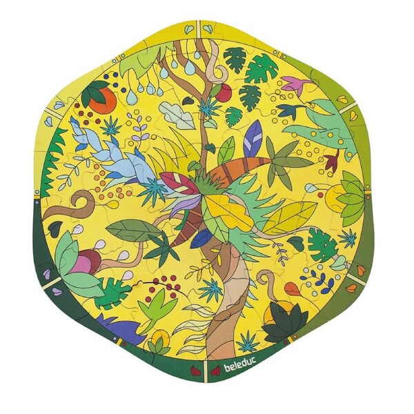 Beleduc XXL Wild Animal Puzzle Floor Educational Toy Kids/Children - 3y+