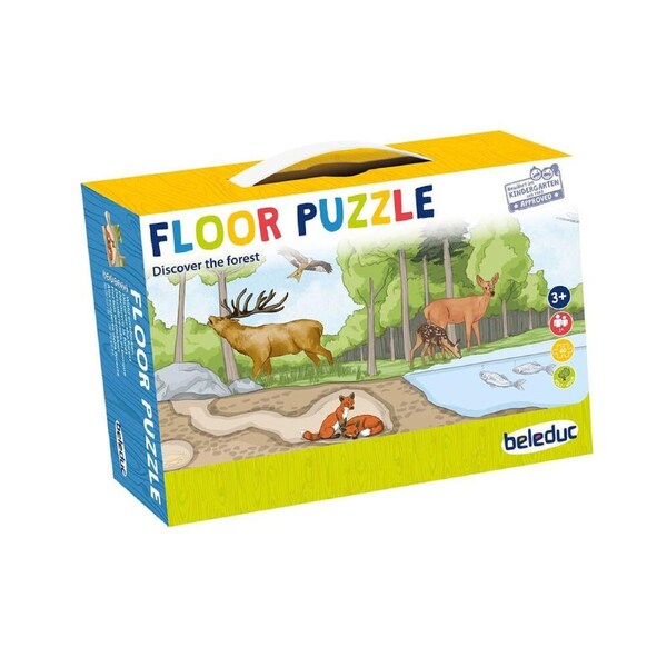 Beleduc Discover the Forest Floor Puzzle Educational Kids/Children - 3y+