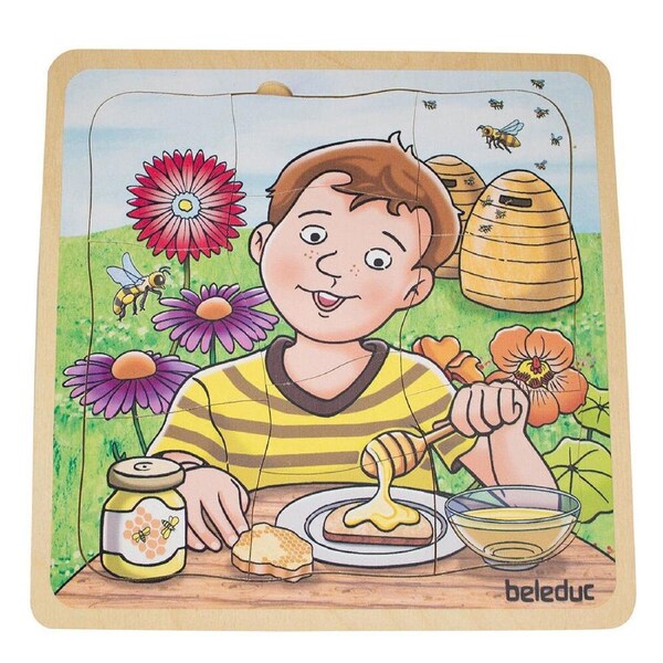 Beleduc Layer Puzzle -Honey Sequence Educational Kids/Children - 3y+