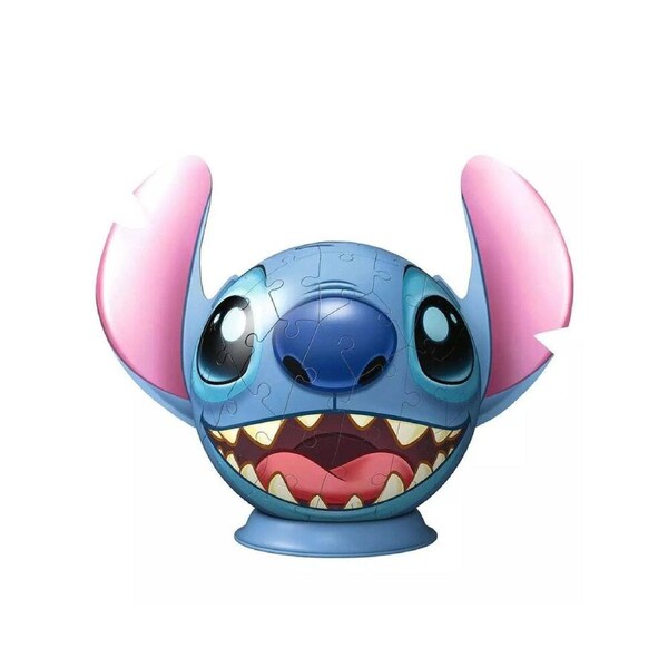 Ravensburger Stitch With Ears 3D Puzzleball 72 Piece Kids Game Model