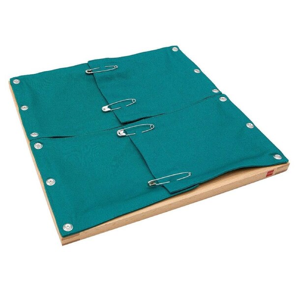 12pc Gam Montessori Safety Pin Frame Fine Motor Educational Toy Kids - 3y+