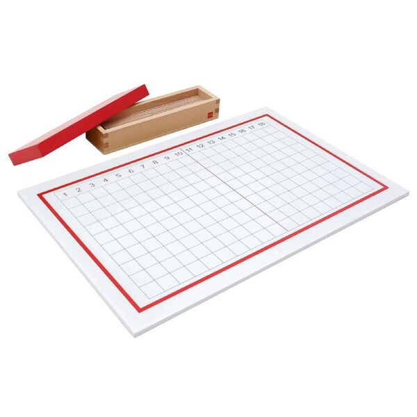 9pc Gam Montessori Addition Strip Board Math Educational Toy Kids ...