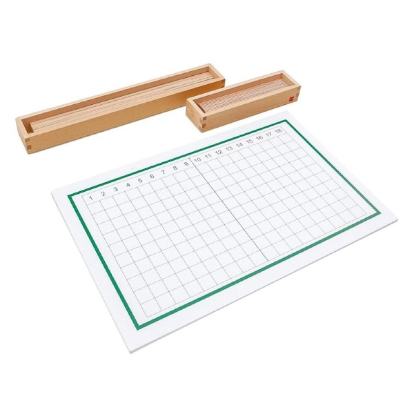 Gam Montessori Subtraction Strip Board Math Educational Toy Kids/Children - 3y+