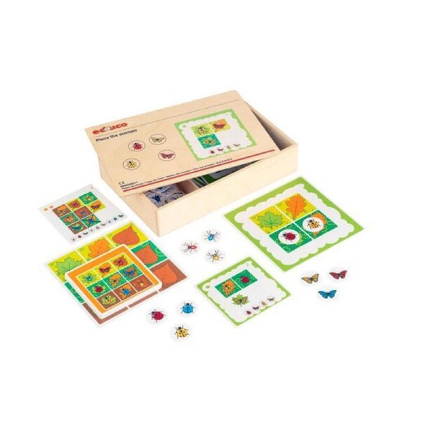 36pc Educo Place The Animals Insects Educational Play Toy Kids/Children - 3y+