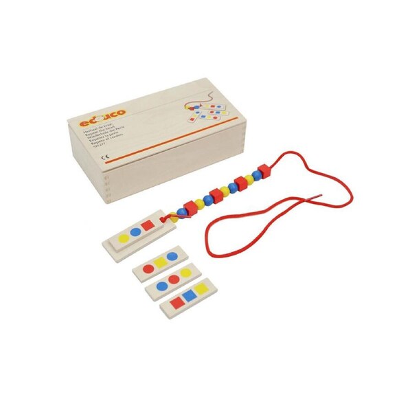 102pc Educo Colour Lacing Game Threading Educational Toy Kids/Children - 3y+